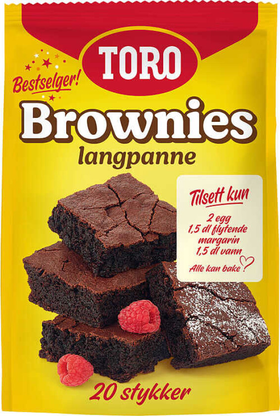 Bilde av Toro Brownies Langpanne 883g