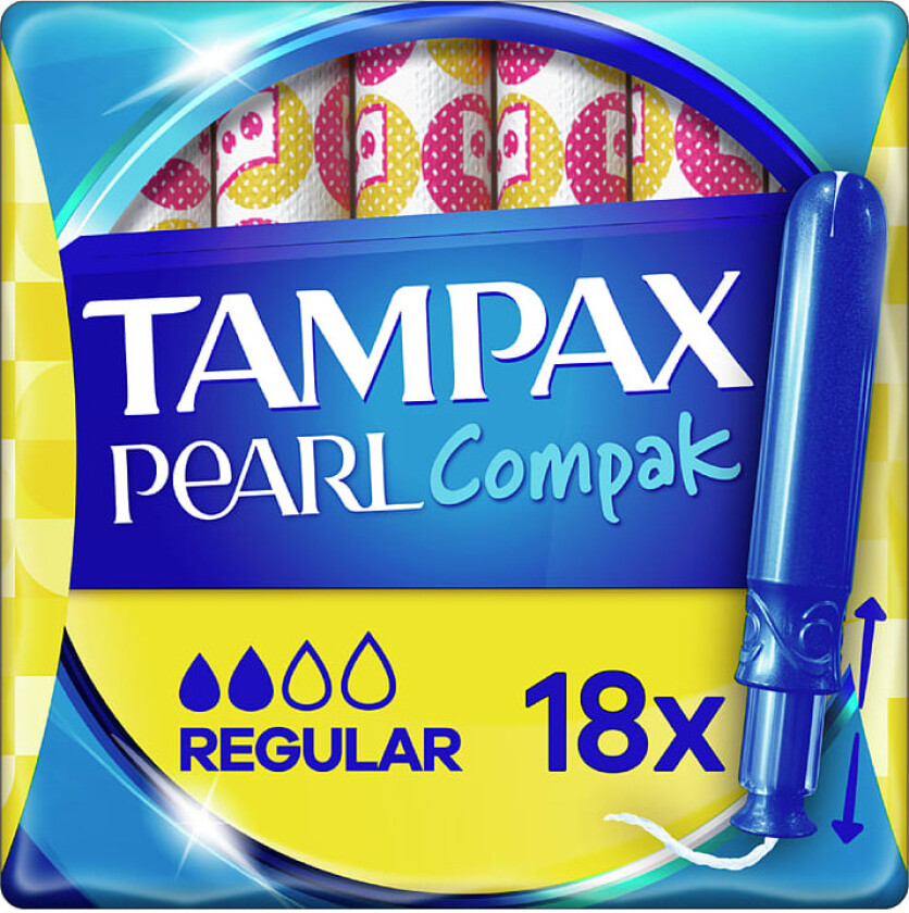 Bilde av Tampax Pearl Compak Regular 18stk