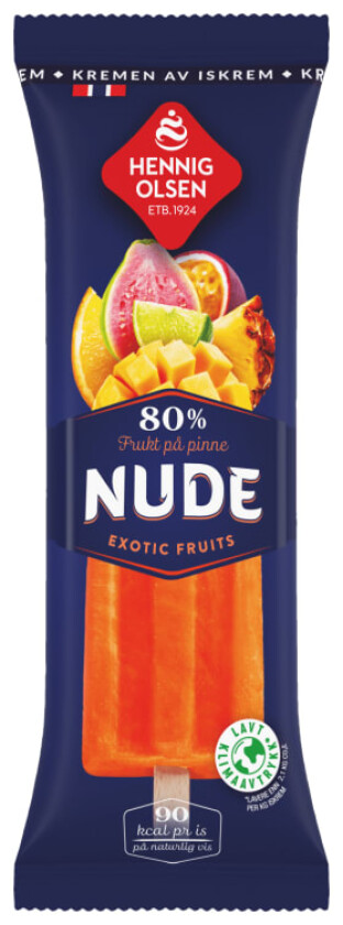 Nude Exotic Fruits 80% Frukt 80ml Hennig-Olsen