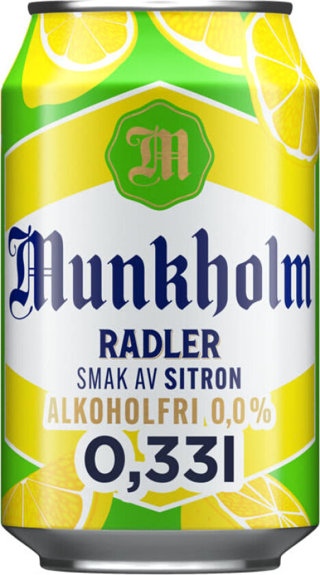 Munkholm Radler Sitron 0,33l boks