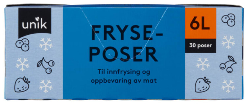 Bilde av Fryseposer 6l 30stk