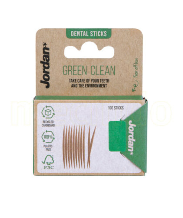 Jordan Tannstikker Green Clean 100stk