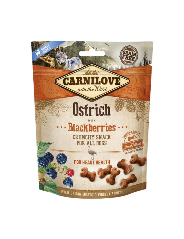 Carnilove Dog Crunchy Snack Ostrich & Blackberries