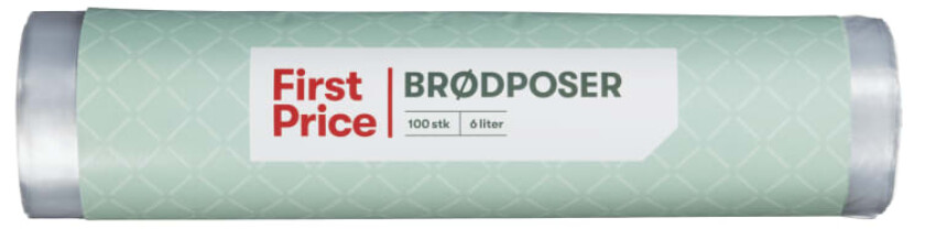 Brødposer 6l 100stk