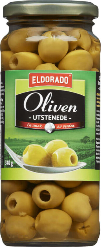 Oliven Grønn u/Sten 340g