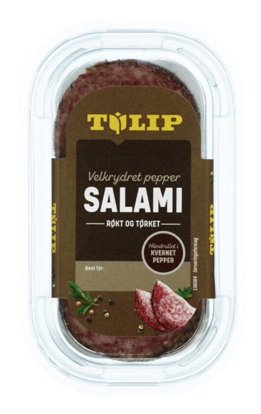 Tulip Dansk Peppersalami Skivet 125g