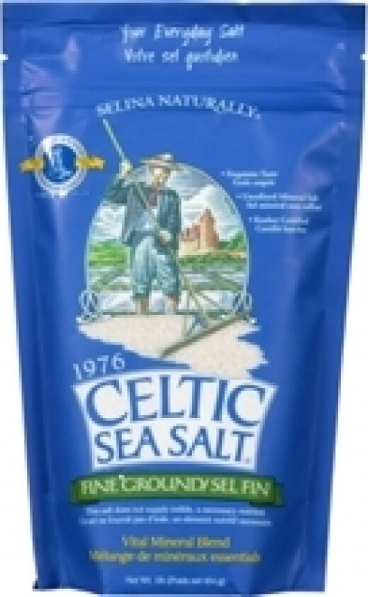 Bilde av Celtic Sea Salt Light Grey Fine Ground 454 gram