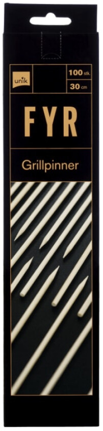 Grillpinner 30cm 100stk