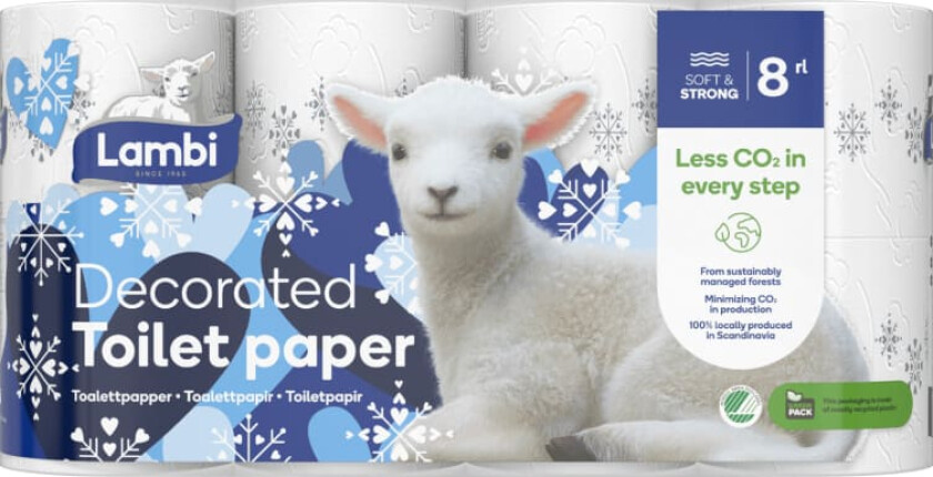 Toalettpapir Decor 8pk