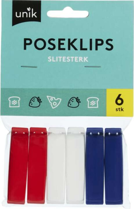 Poseklips 6stk