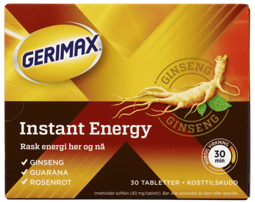 Gerimax Extreme Energy 30 tabletter