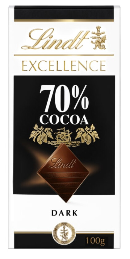 Bilde av Lindt Excellence 70% Cocoa Dark 100g
