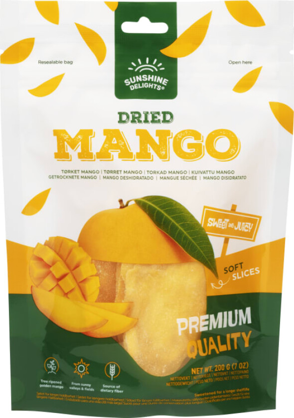 Bilde av Mango Tørket 200g