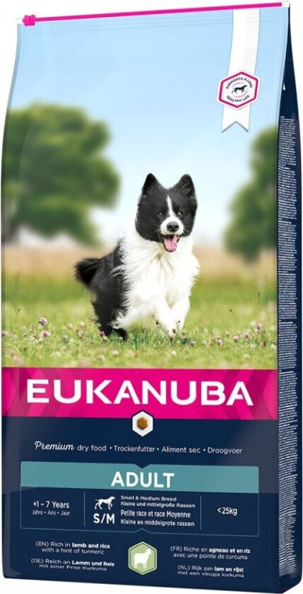 Bilde av Dog Adult Small & Medium Breed Lamb & Rice (12 kg)