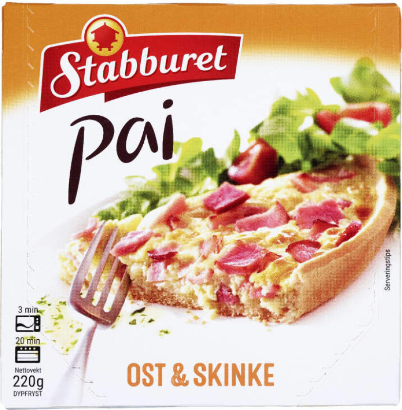 Stabburet Pai med Ost & Skinke 220g