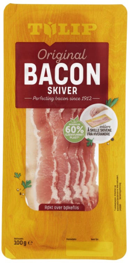 Bacon skivet 100g