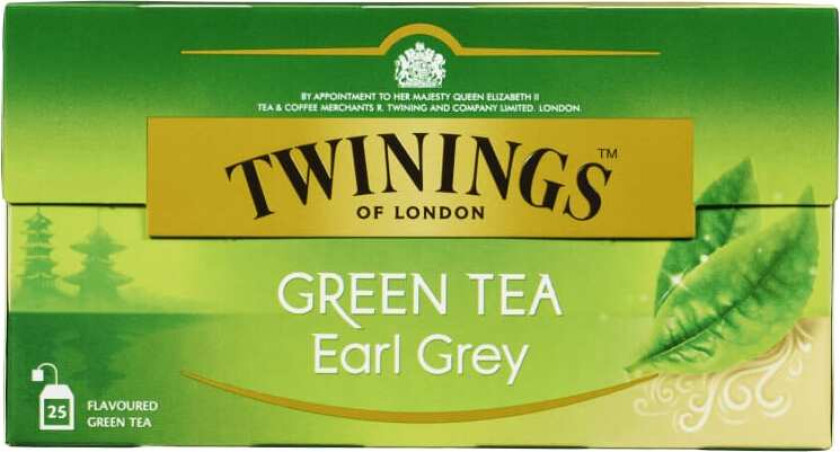 Twinings Earl Grey Grønnte 25 poser