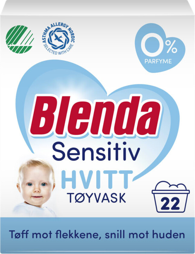 Blenda Sensitive Hvitt 950g