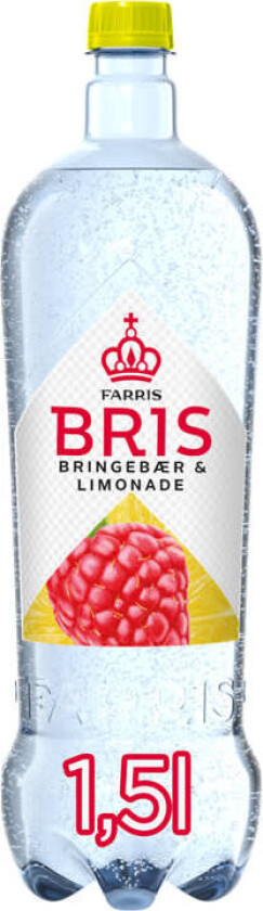 Farris Bris Bringebær/Limonade 1,5l flaske