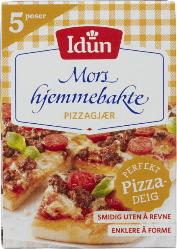 Bilde av Idun Mors Hjemmebakte Pizzagjær 5x12g, 60g