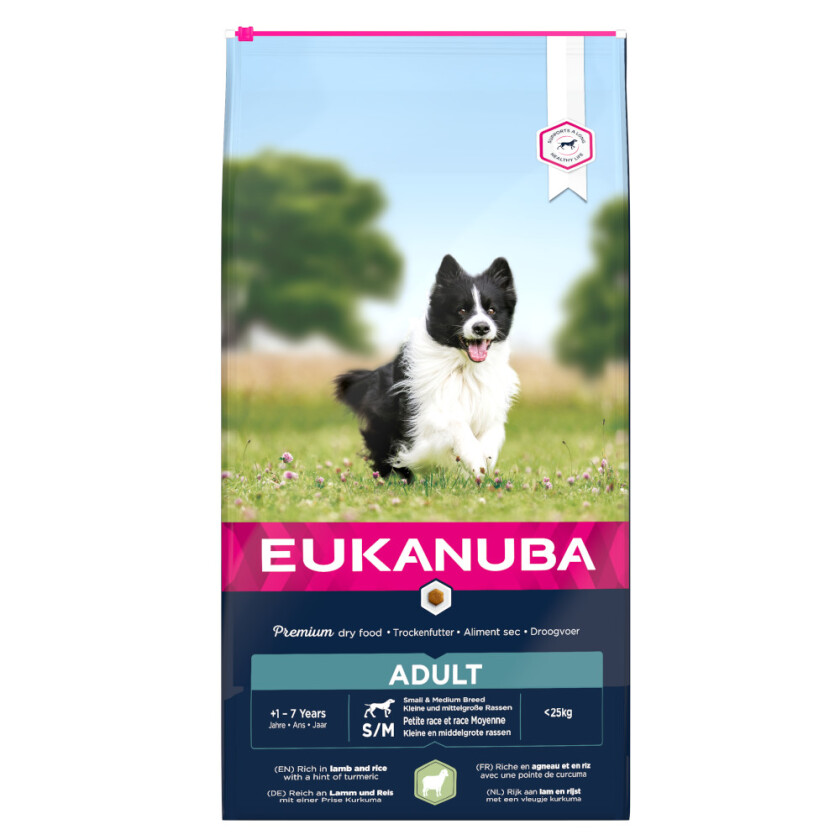 Eukanuba Dog Adult Small & Medium Breed Lamb & Rice (12 kg)