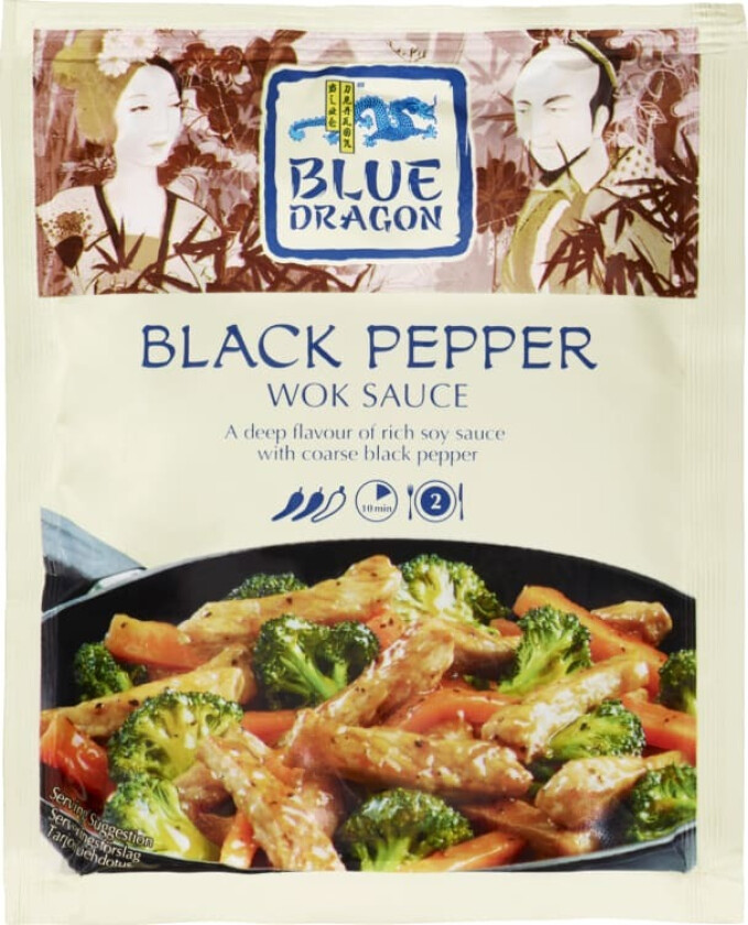 Blue Dragon Woksauce Black Pepper 120g
