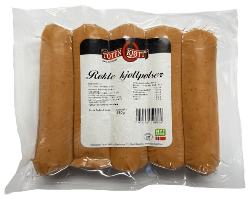 Kjøttpølse Røkt 450g