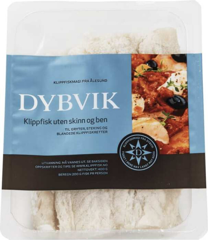 Klippfisk u/Skinn&Ben 400g