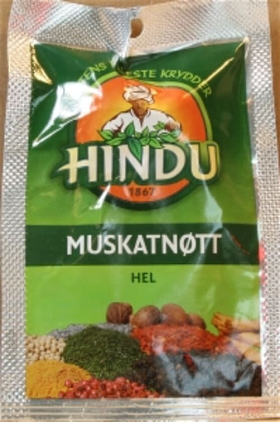 Bilde av Muskatnøtt hel 14g Pos