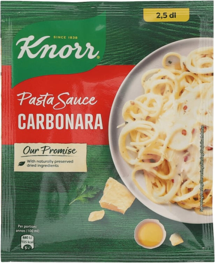 Carbonara Pastasaus 27g