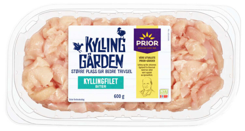 Kyllingfilet Biter 600g Kyllinggården