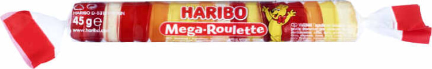 Haribo Mega Roulette Fruit 45g