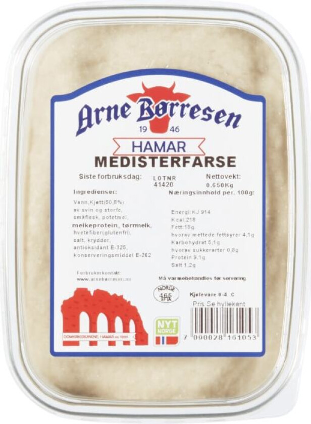 Arne Børresen Medisterfarse 650g