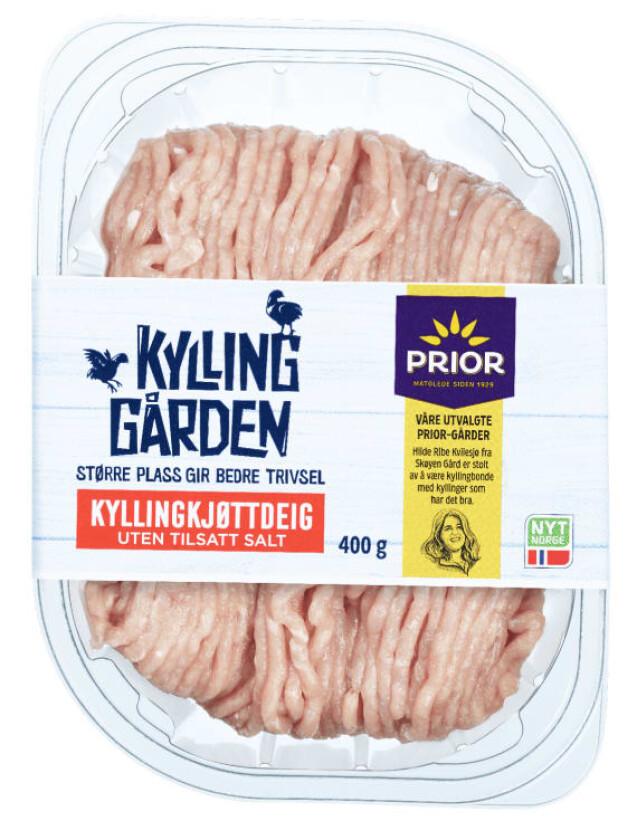 Kylling Kjøttdeig u/Salt 400g