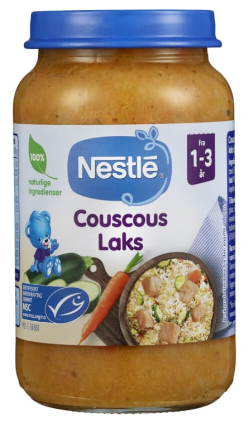 Couscous&Laks 1-3år 220g