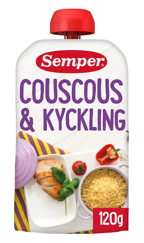 Semper Couscus og Kylling 120g