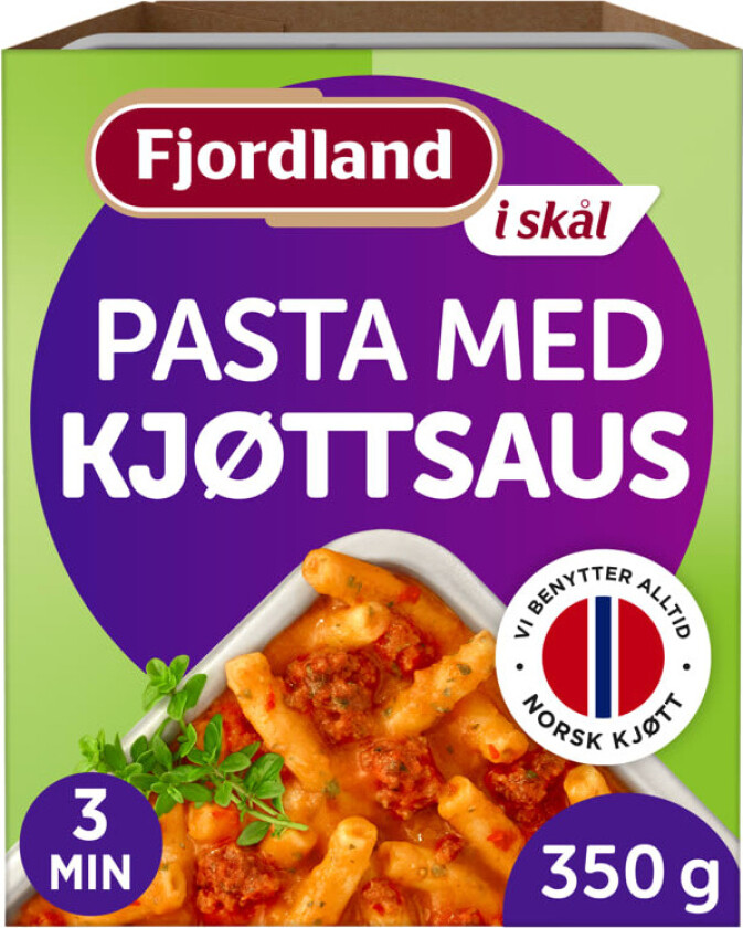 Pasta m/Kjøttsaus 350g