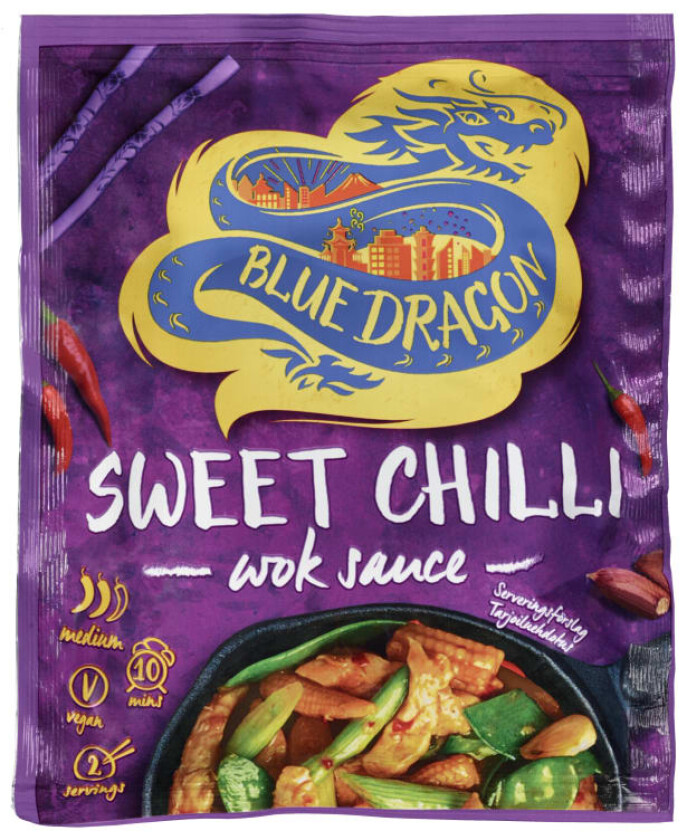 Bilde av Blue Dragon Woksaus Sweet Chili 120g