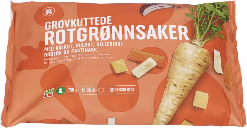 Bilde av Rotgrønnsaker Grovkuttet 750 g