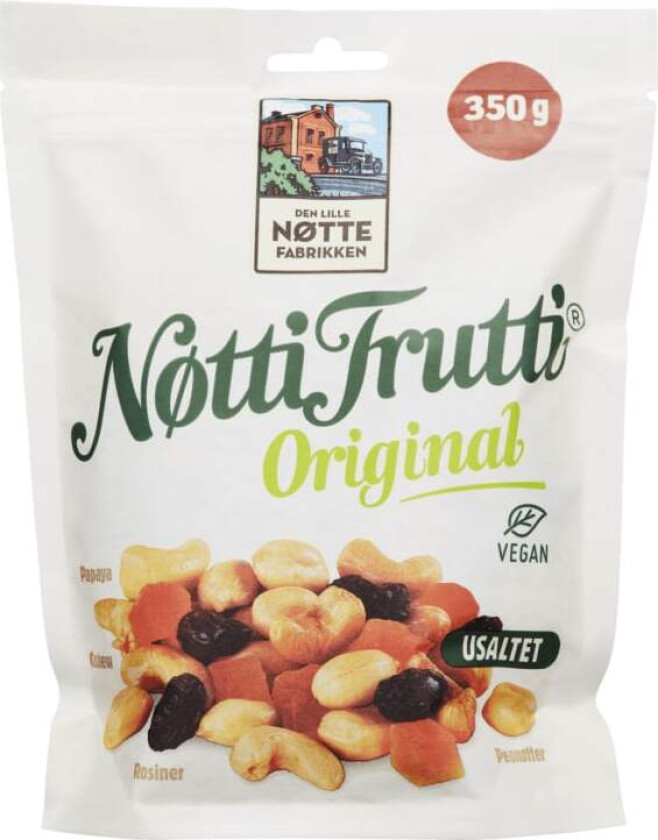 Den Lille Nøttefabrikken Nøtti Frutti 350g