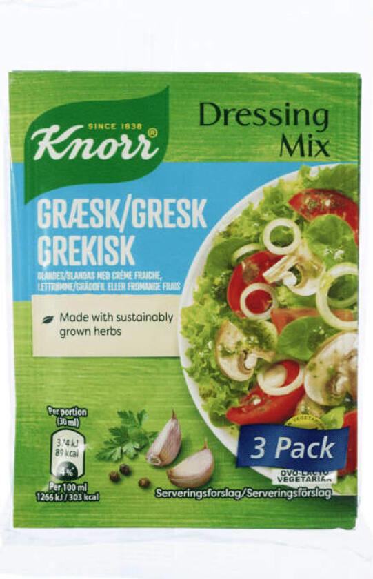 Bilde av Dressingmix Gresk 3pk