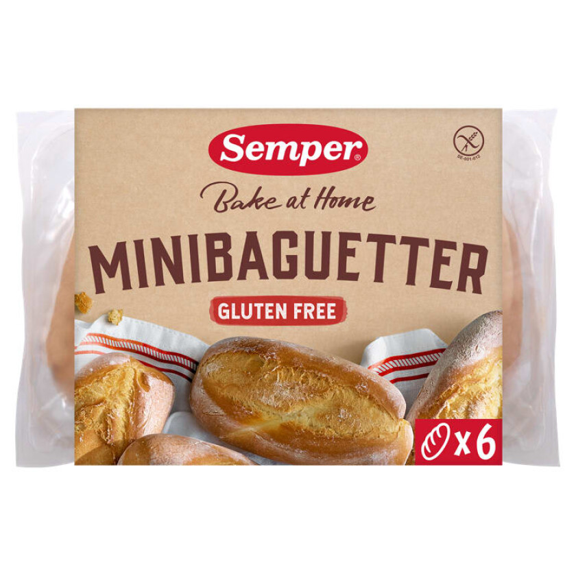Minibaguetter glutenfri 300g