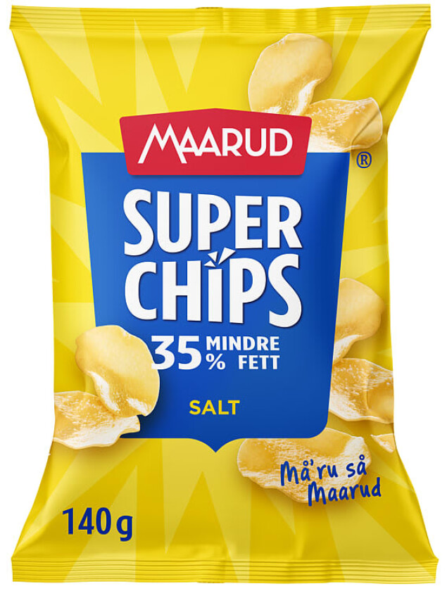 Bilde av Maarud Superchips Salt 140g