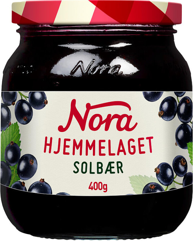 Nora Hjemmelaget Solbærsyltetøy 400g