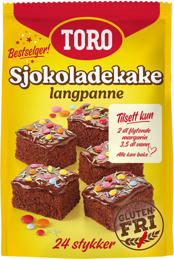 Bilde av Toro Sjokoladekake Langpanne 854g