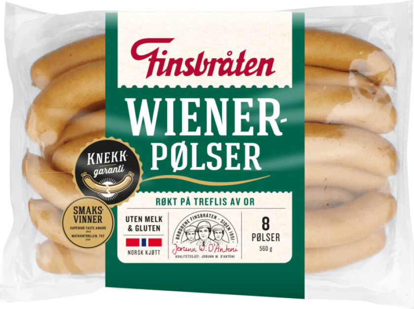 Bilde av Finsbråten Wienerpølse 560g