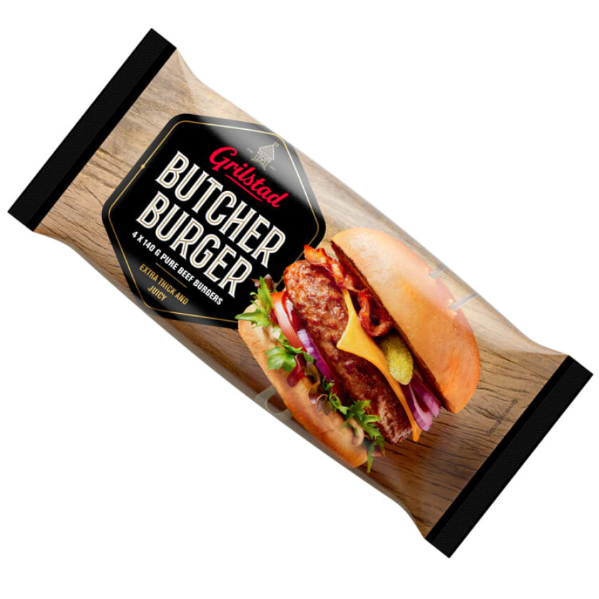 Bilde av Grilstad Butcher Burger 4x140g