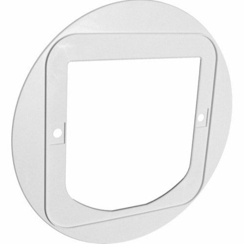 Adapter for montering glass/stål  katteluke standard Brun