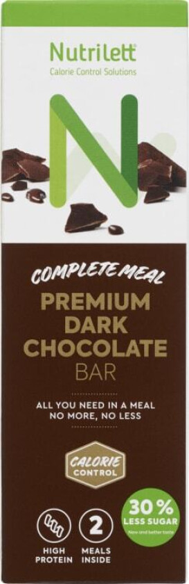 Nutrilett Premium Dark Chocolate 2pk a 60g