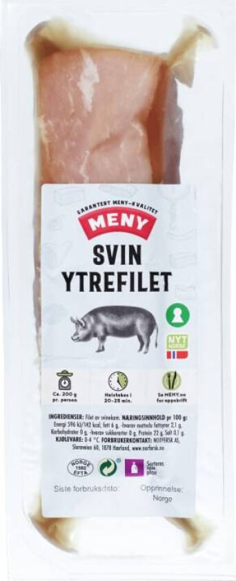 Svin Ytrefilet Ca500g